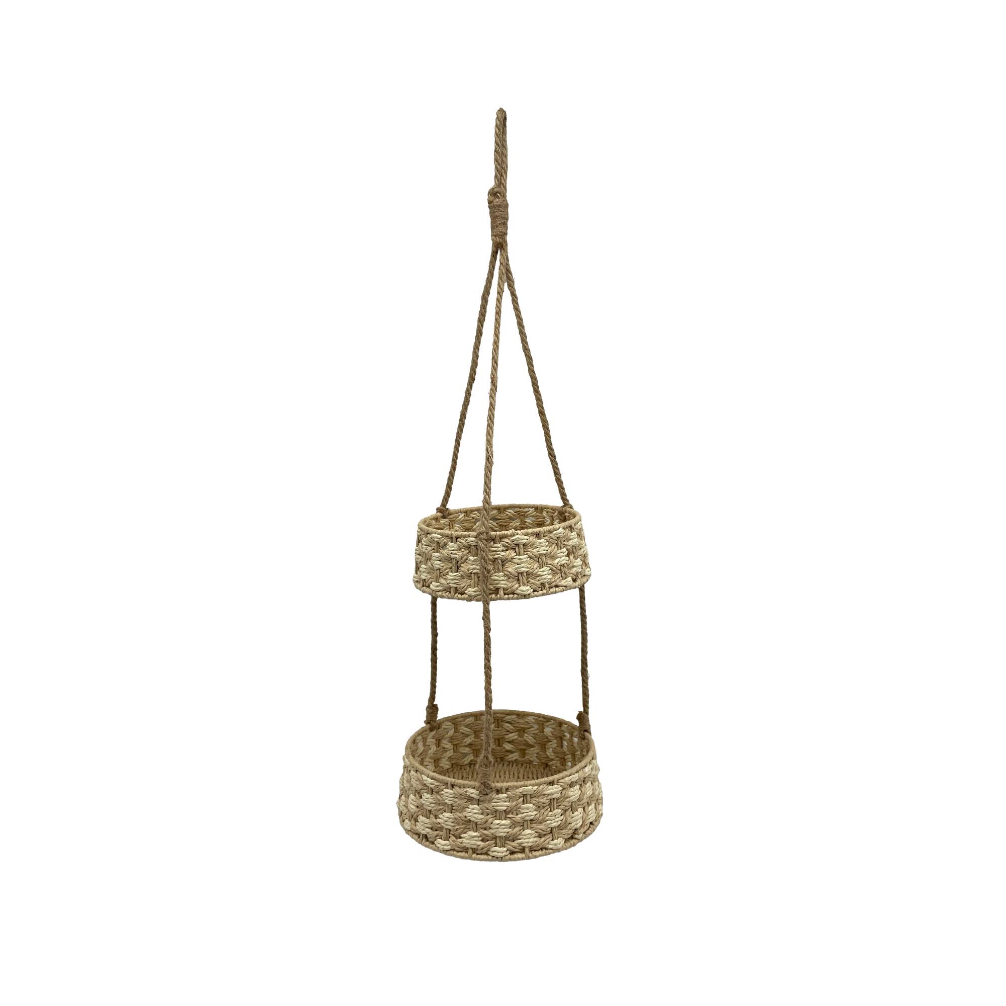 35" Two-Tier Hanging Basket by Ashland®